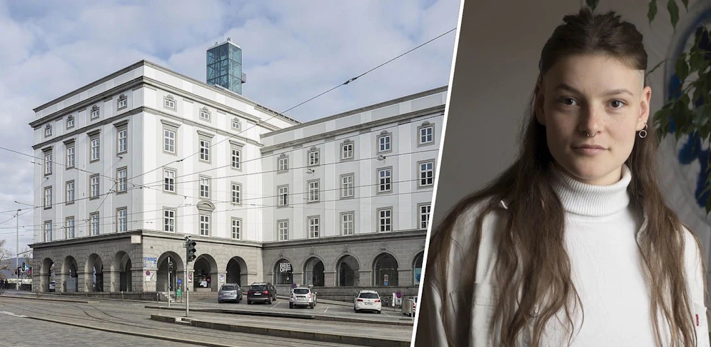 Die Linzer Kunstuni-Studentin Marion Theres Winter ruft zum Losschreien auf. 