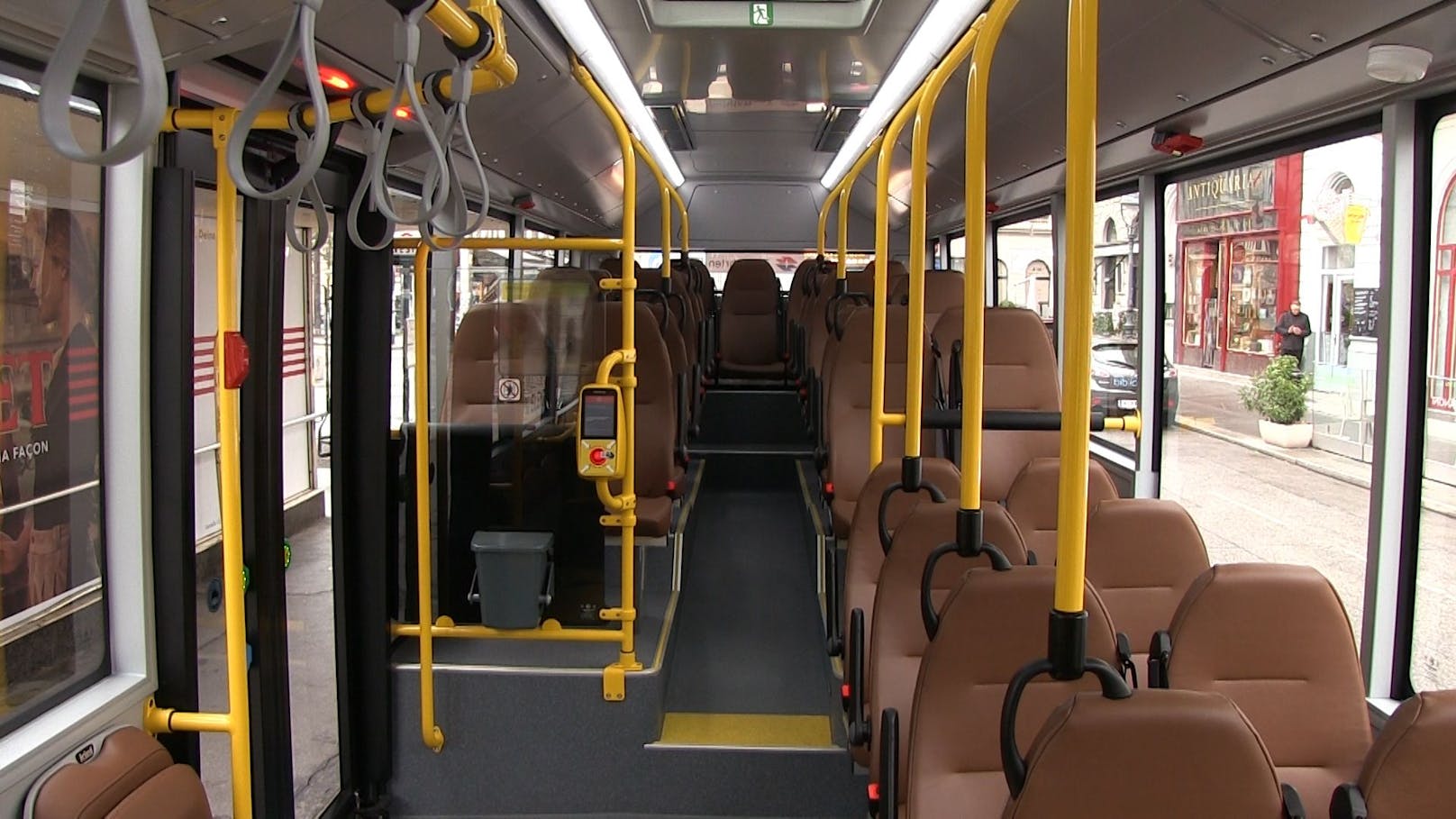 Im Inneren steht der Komfort der Fahrgäste an erster Stelle.