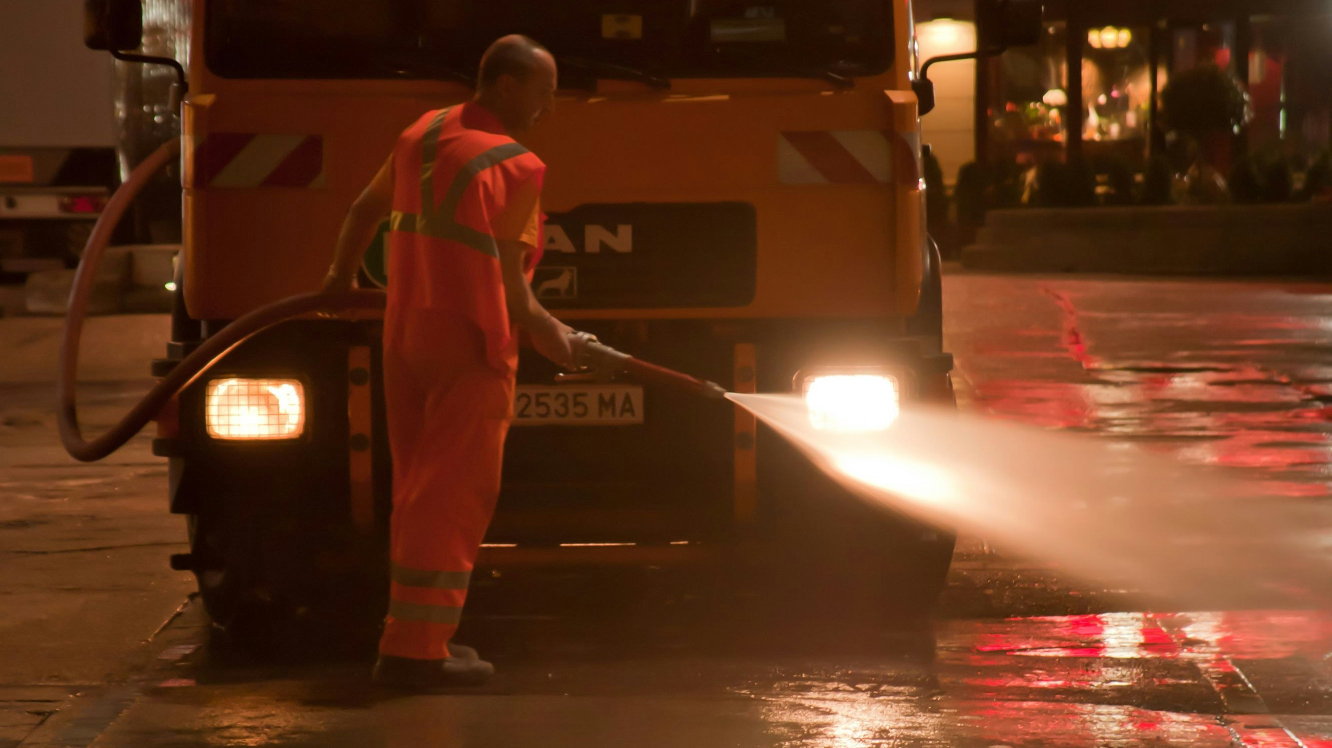 Straßenreinigung (Symbolbild)