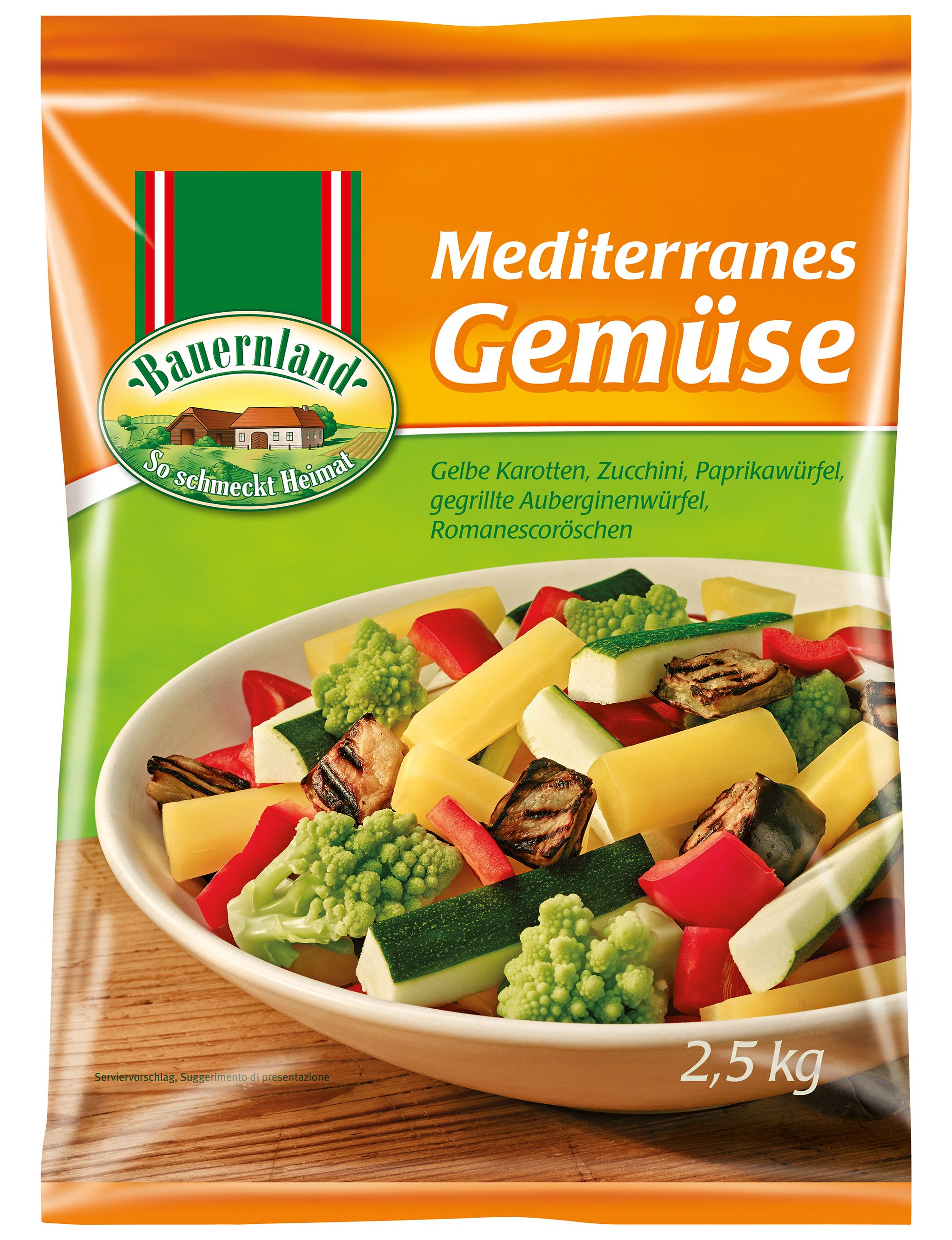 Eine Charge Bauernland Mediterranes Gemüse wird zurückgerufen.