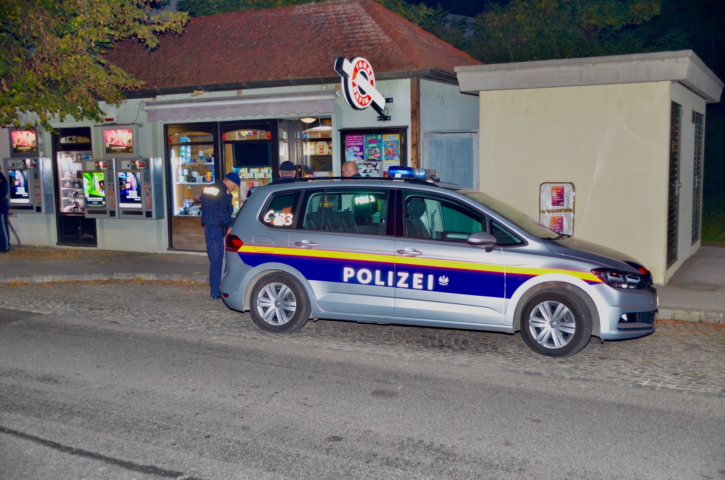 Überfall auf Trafik in Trumau