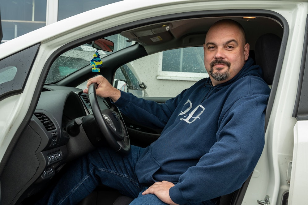 Harald Ipsmiller (39) zeigte Mut, stoppte Montagabend einen Geisterfahrer. 