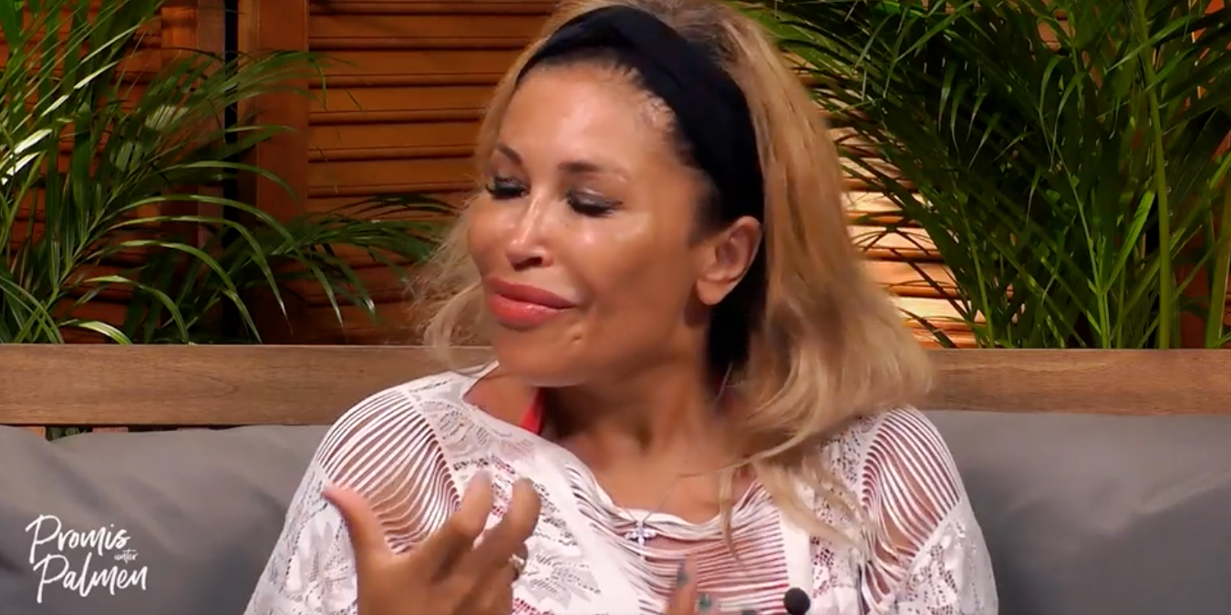 Patricia Blanco weint bei "Promis unter Palmen".