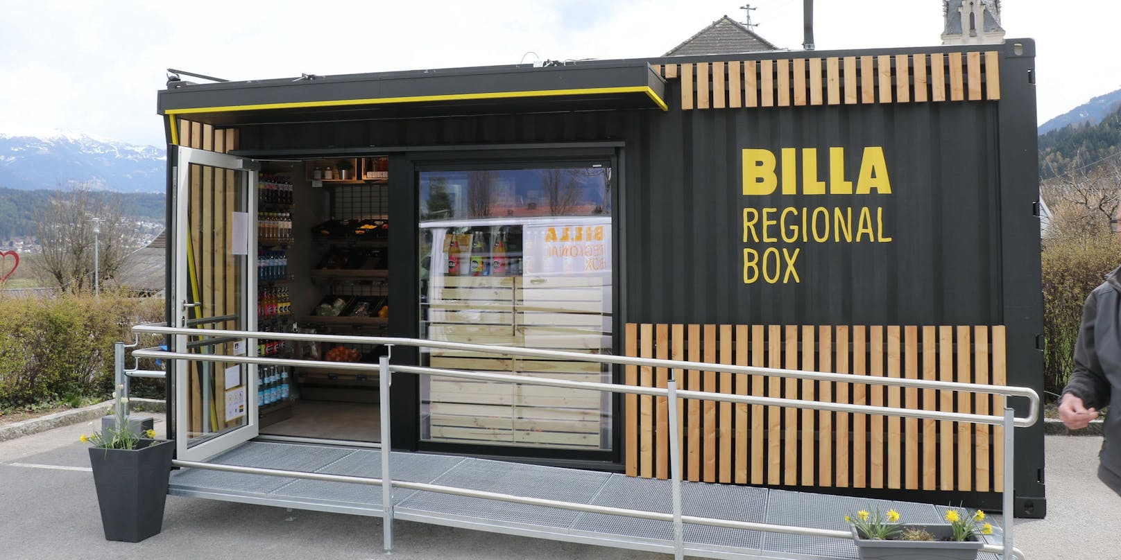 Die Billa Regional Box in Baldramsdorf.