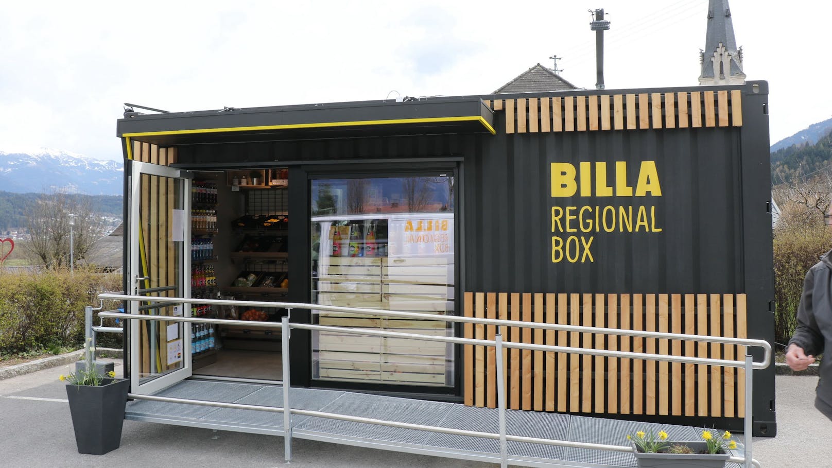 Die Billa Regional Box in Baldramsdorf (Kärnten).