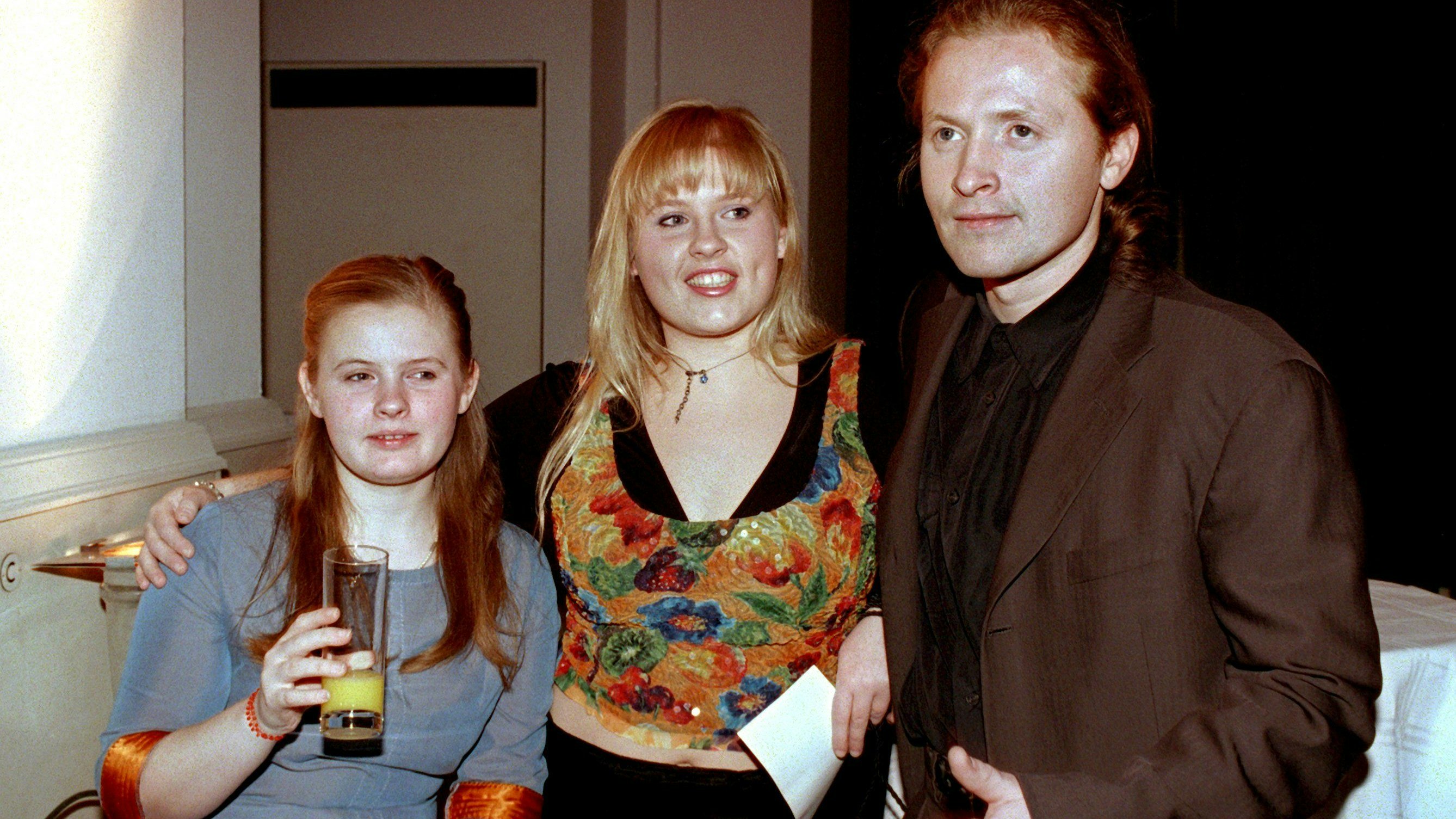 Barby, Maite und Joey Kelly von der irischen Musikgruppe "Kelly Family"