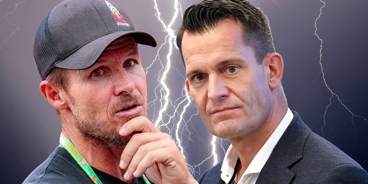 Felix Baumgartner macht sich über Wolfgang Mückstein lustig.