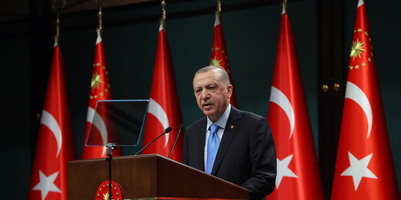 Türkischer Präsident Recep Tayyip Erdogan (Archivfoto aus dem Jänner 2021)