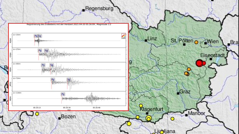 In der Nacht auf Dienstag bebte die Erde in Neunkirchen