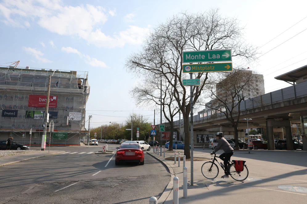 Mobilitätsstadträtin Ulli Sima präsentierte vergangene Woche ihr erstes Rad-Programm. Die Geiselbergstraße soll in Zukunft sicherer überquert werden können.