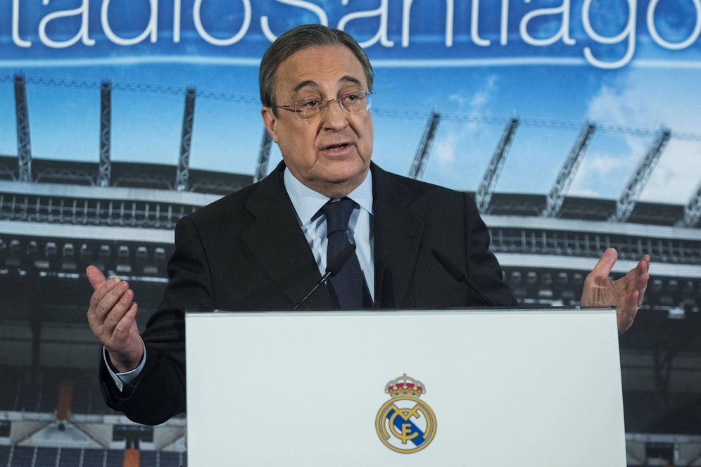 Real- und Superliga-Boss Florentino Perez.