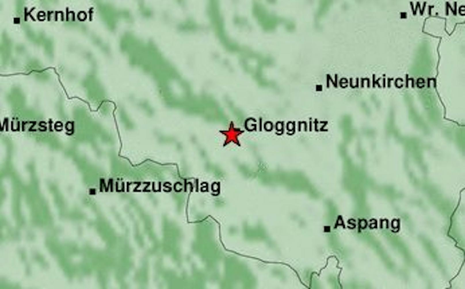 Erdbeben in Gloggnitz