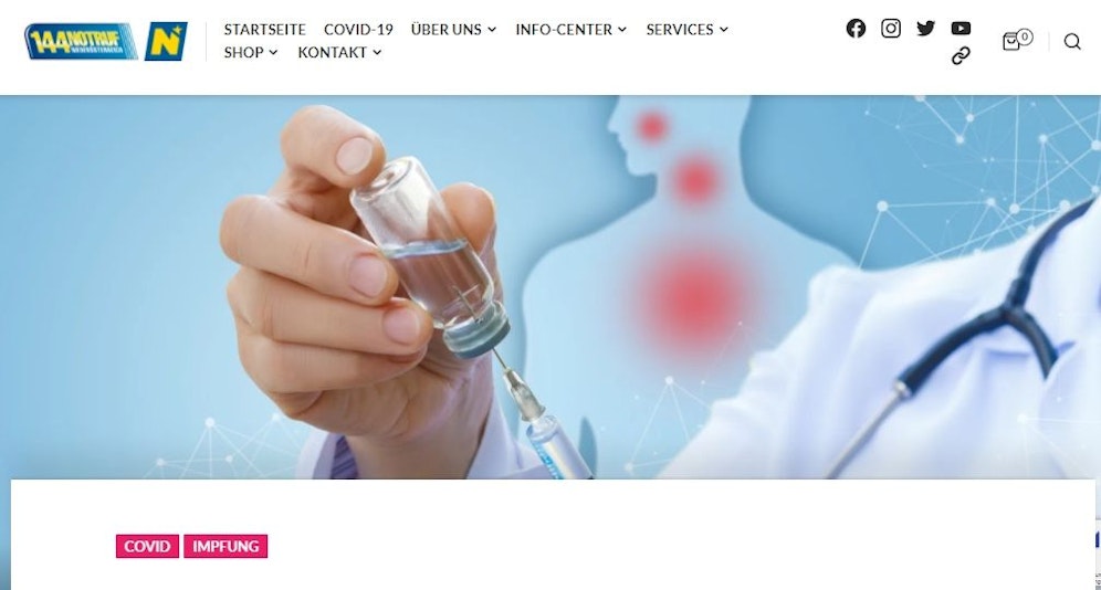Großer Andrang am Mittwoch auf die Impf-Plattform von Notruf NÖ