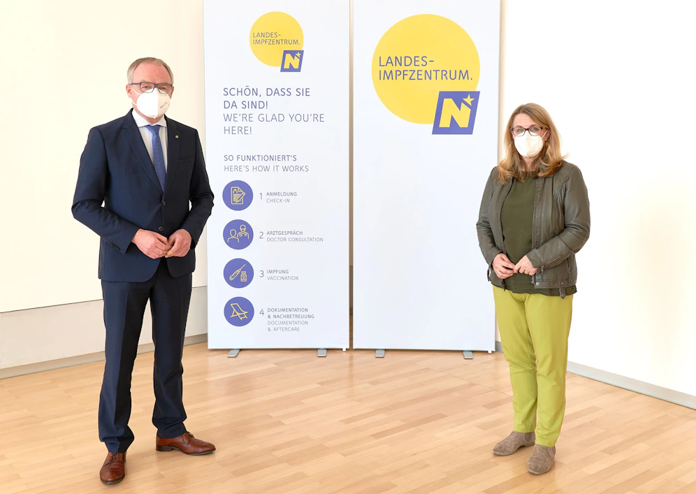 Landesvize Stephan Pernkopf und Landesrätin Ulrike Königsberger-Ludwig