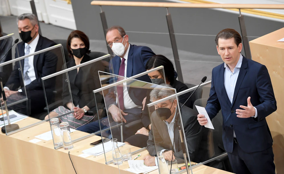 Sebastian Kurz im Nationalrat