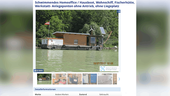 Dieses "schwimmende Homeoffice" gibt es aktuell zu erstehen