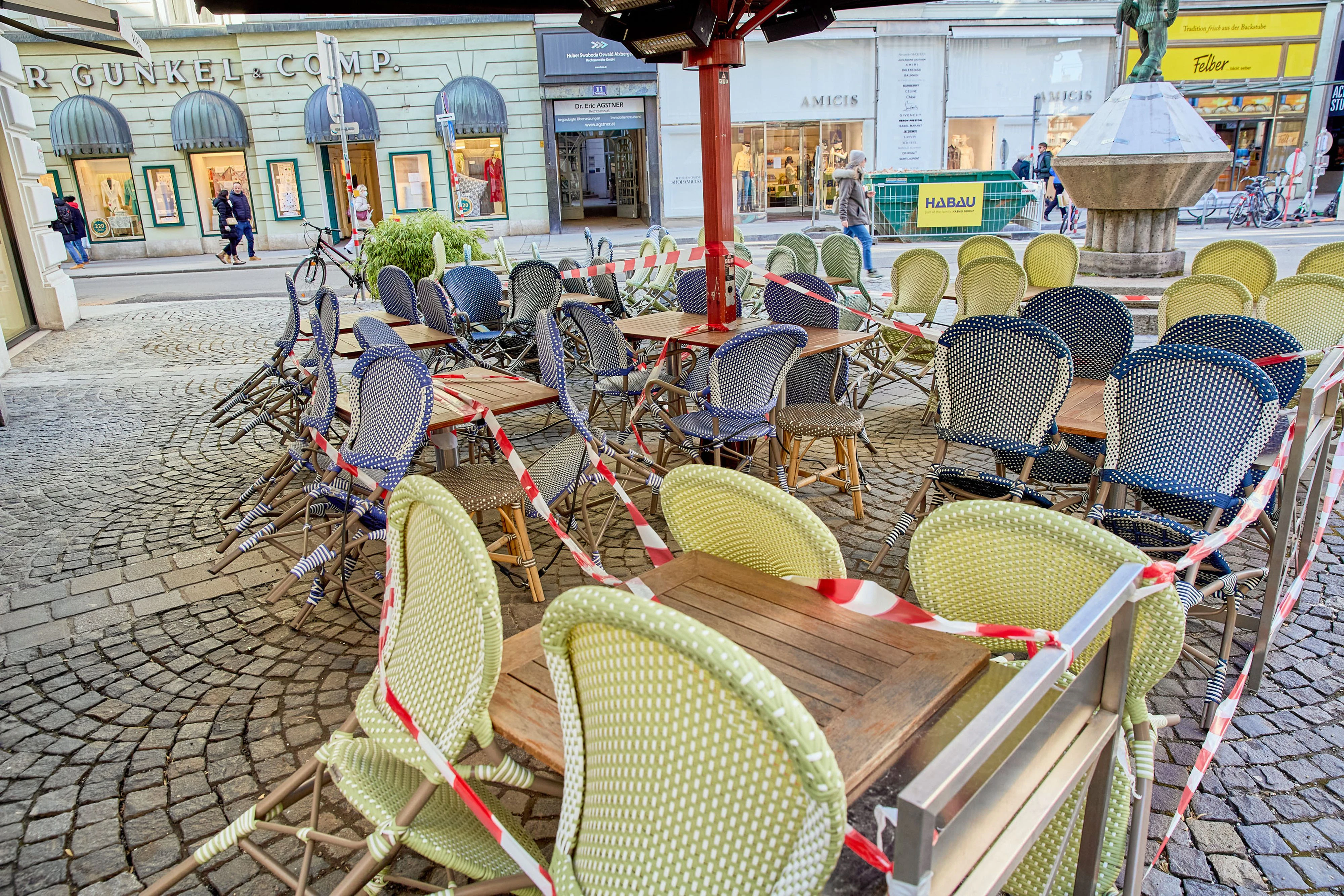 Derzeit ist noch harter Lockdown in Wien, Mitte Mai soll die Gastronomie öffnen dürfen.