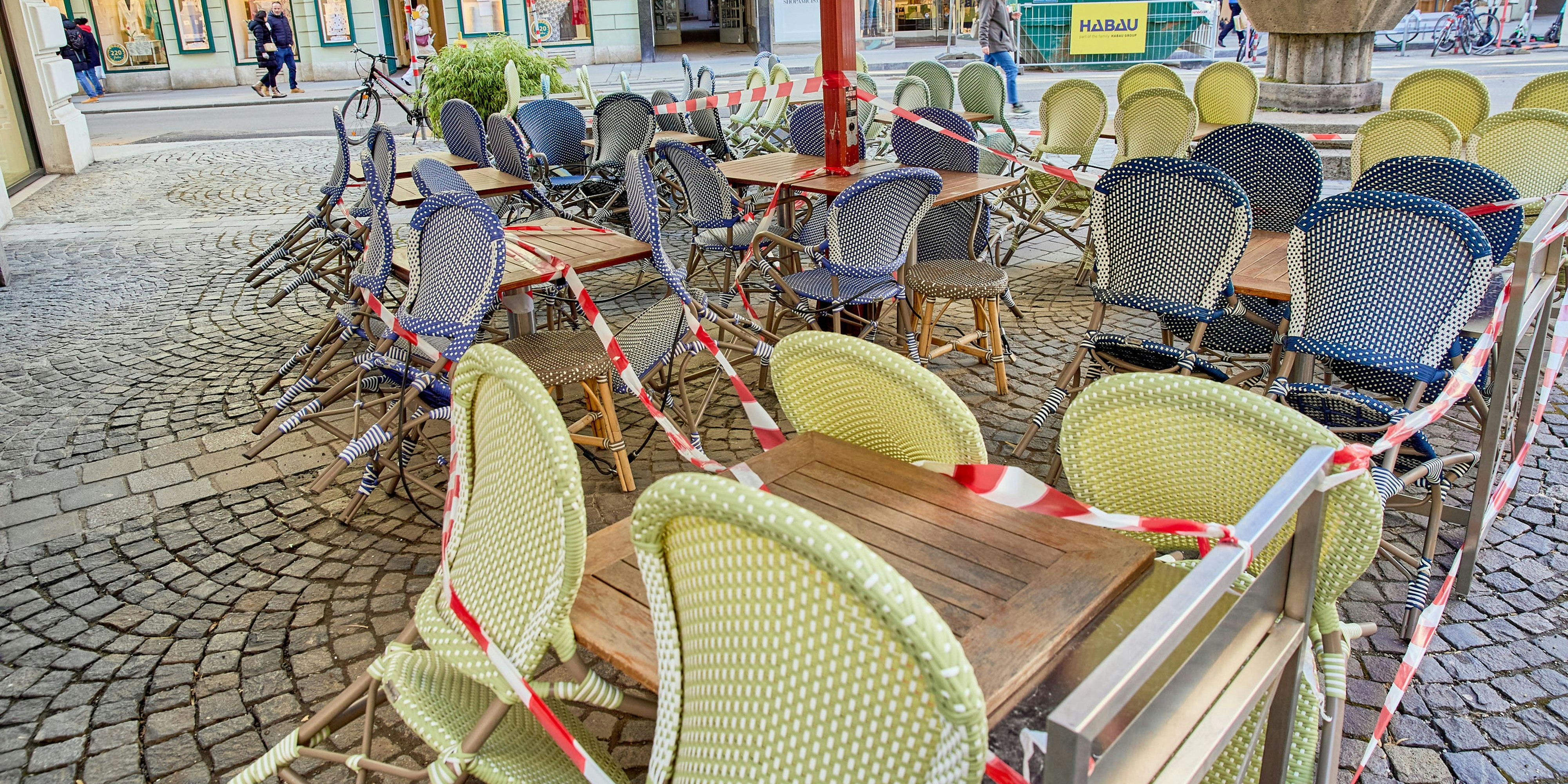 Derzeit ist noch harter Lockdown in Wien, Mitte Mai soll die Gastronomie öffnen dürfen.