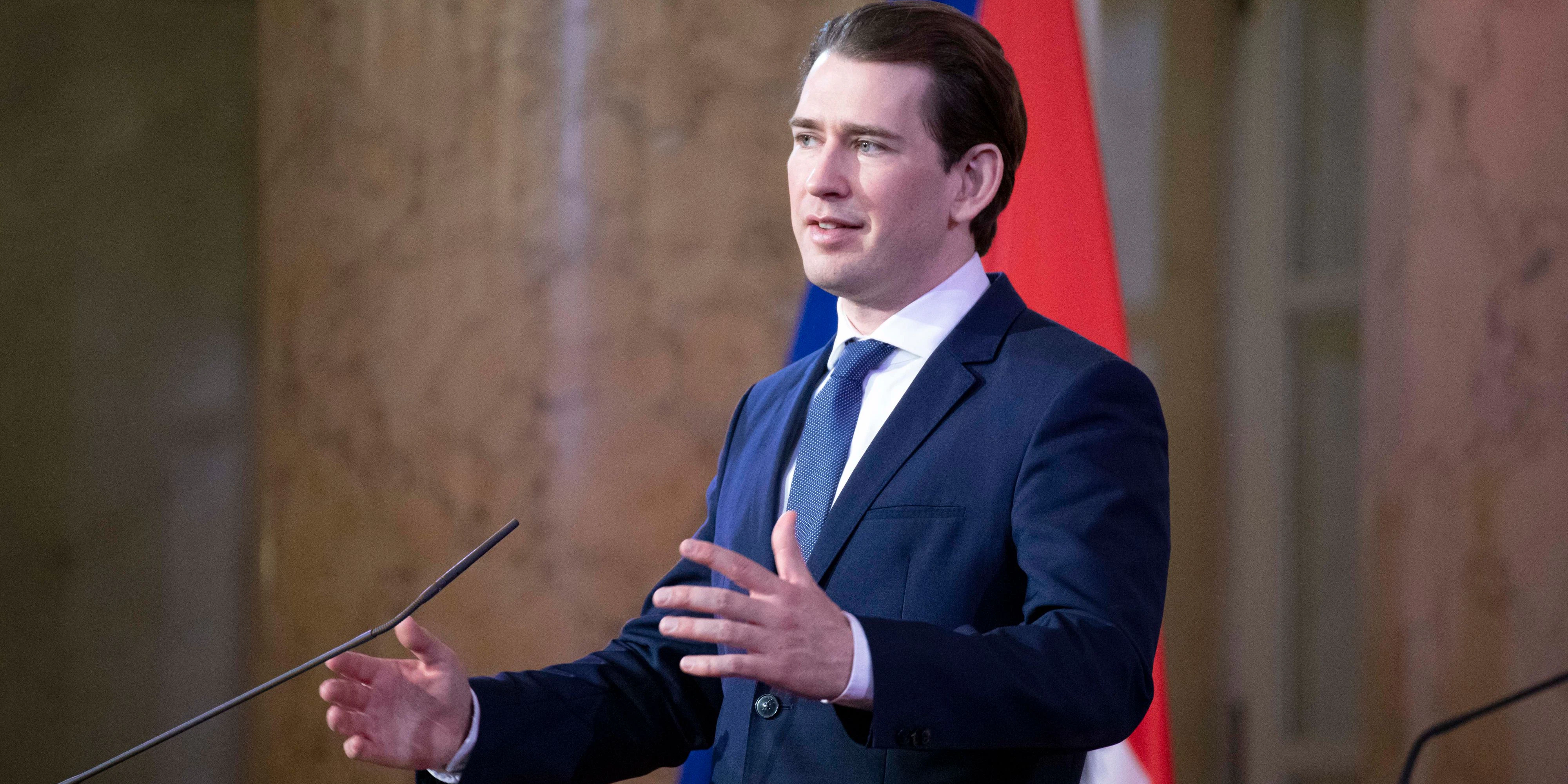 Bundeskanzler Sebastian Kurz.