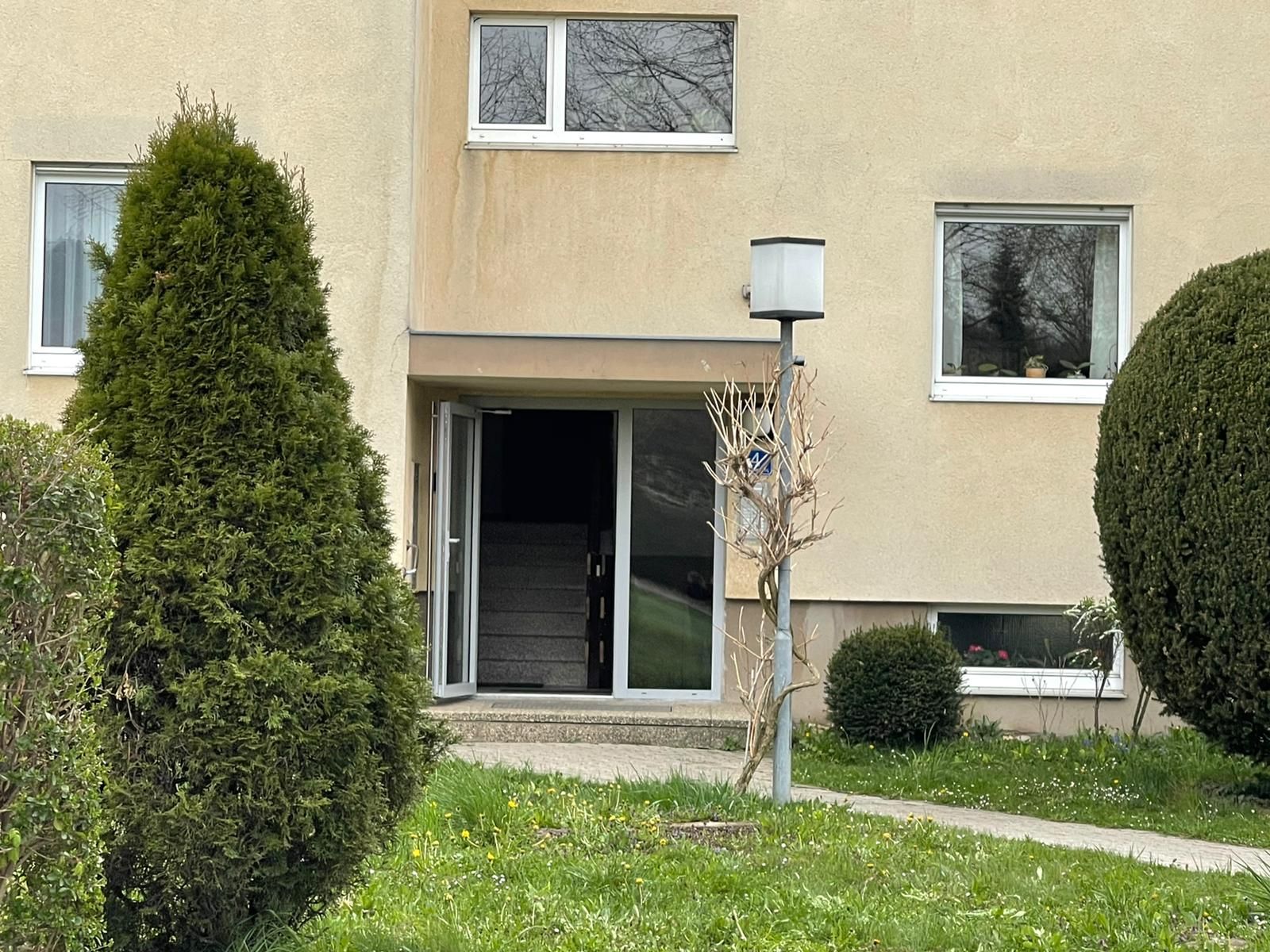 In diesem Wohnhaus passierte der Mord
