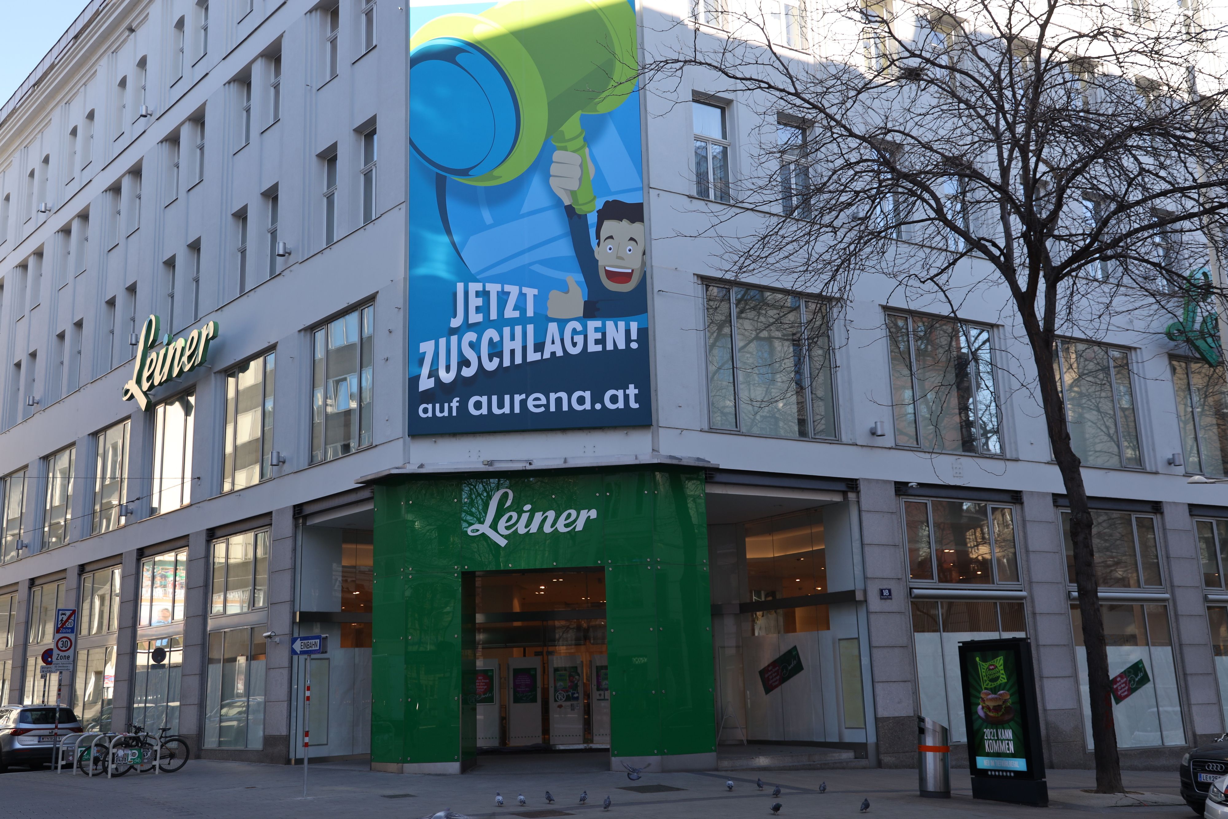 Der Leiner auf der Mariahilferstraße