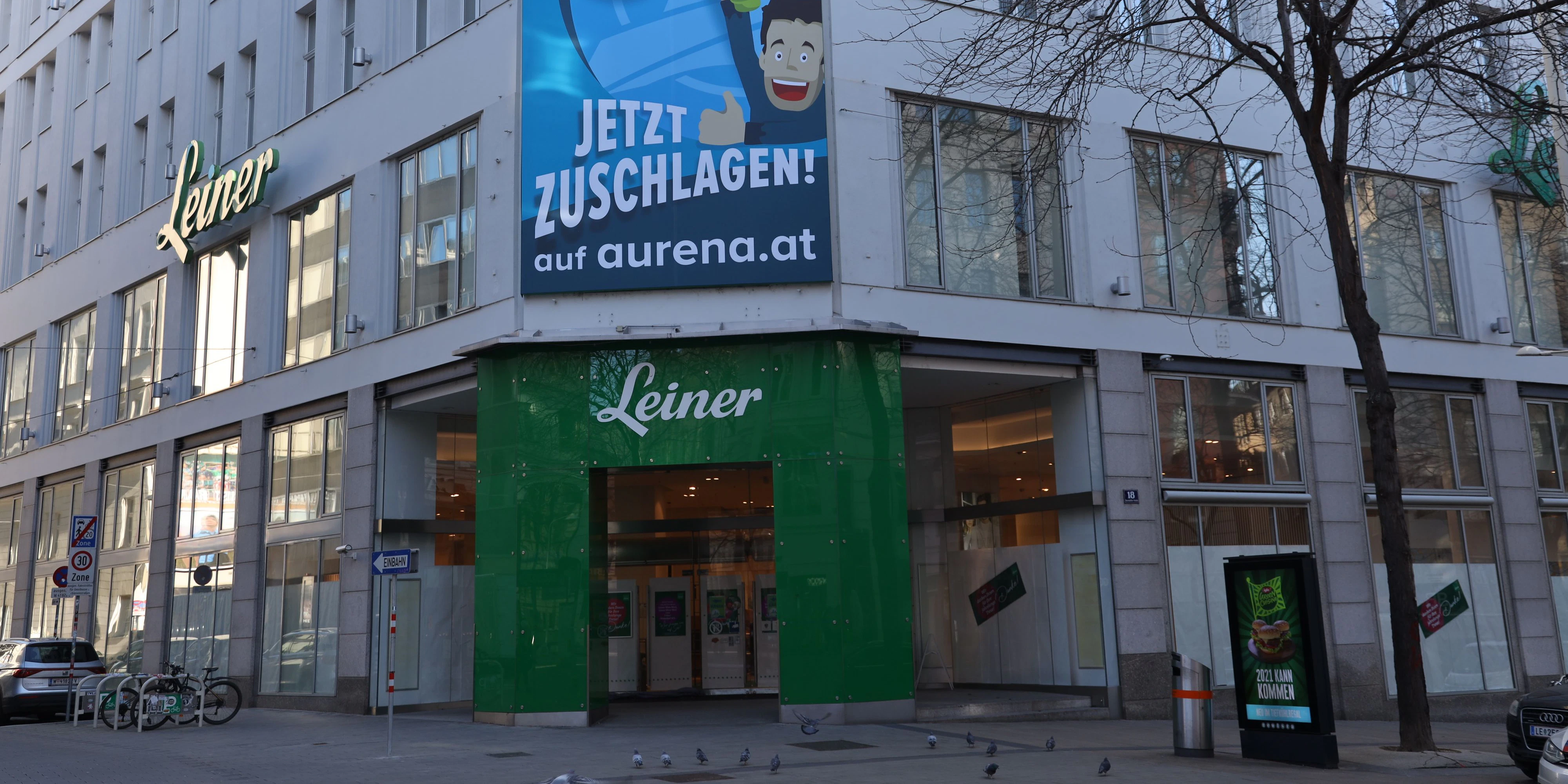 Der Leiner auf der Mariahilferstraße