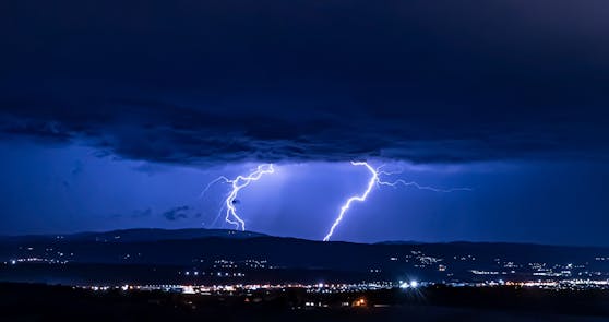 Unwetter über St. Pölten (Archivfoto)