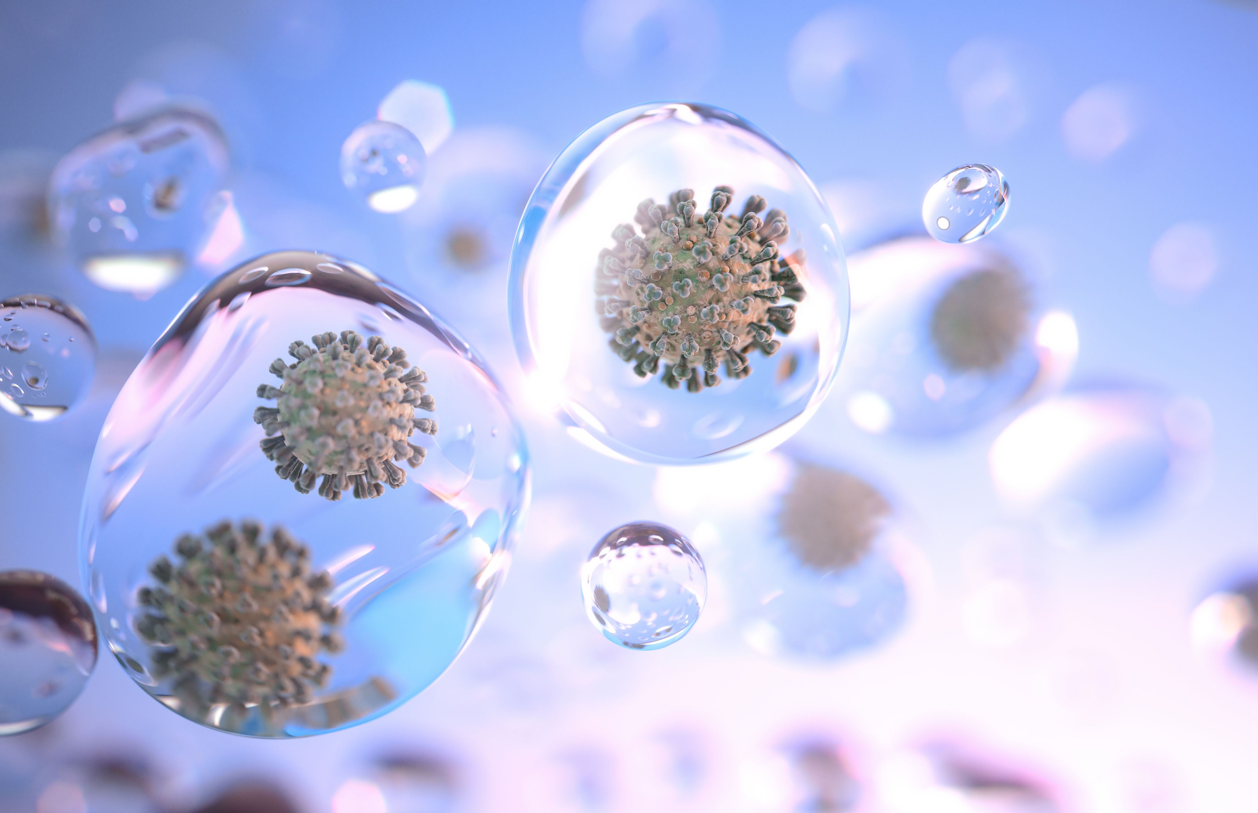 Das Coronavirus wird großteils durch sogenannte Aerosole übertragen.