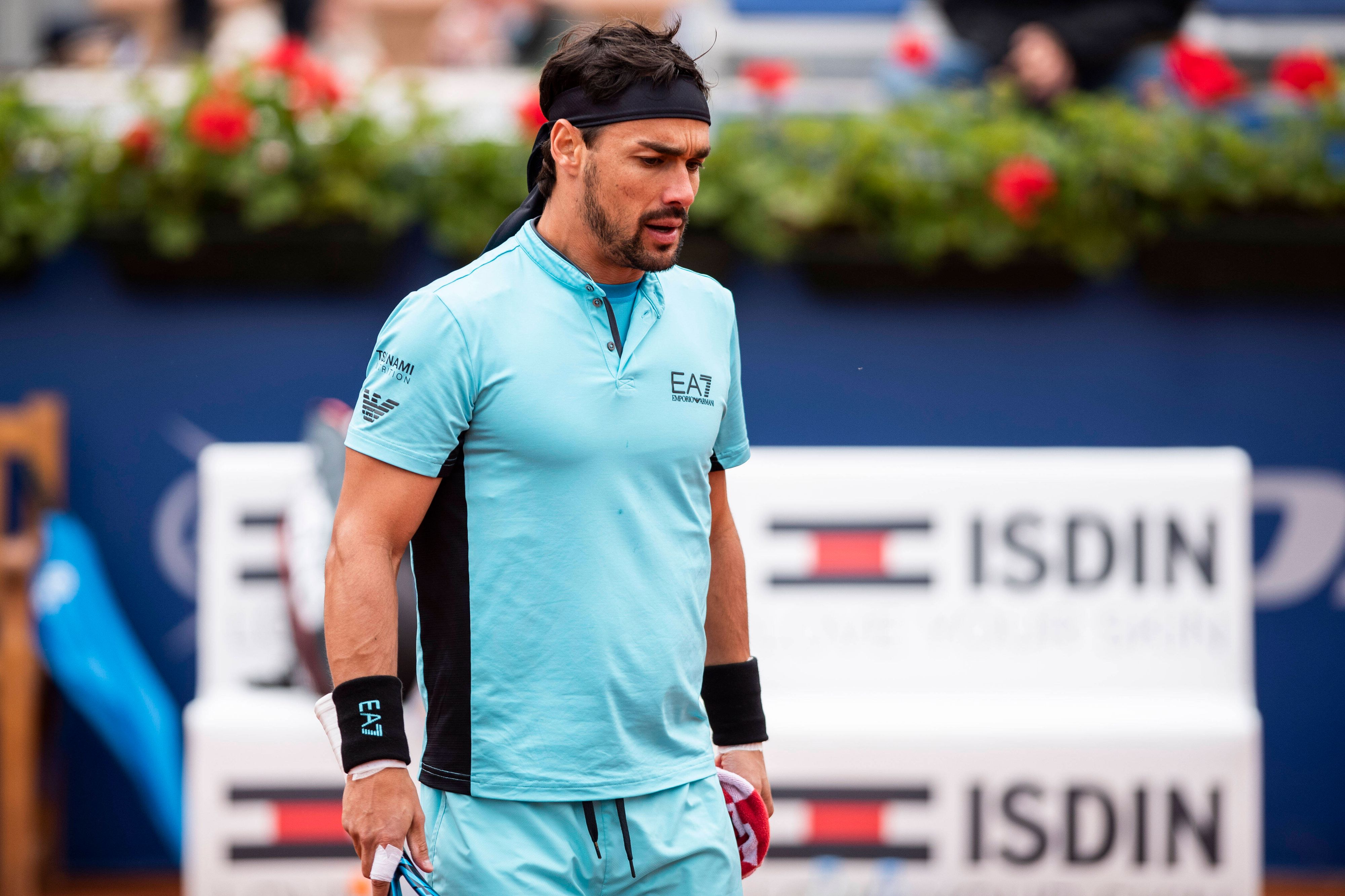 Fabio Fognini wurde ausgeschlossen. 