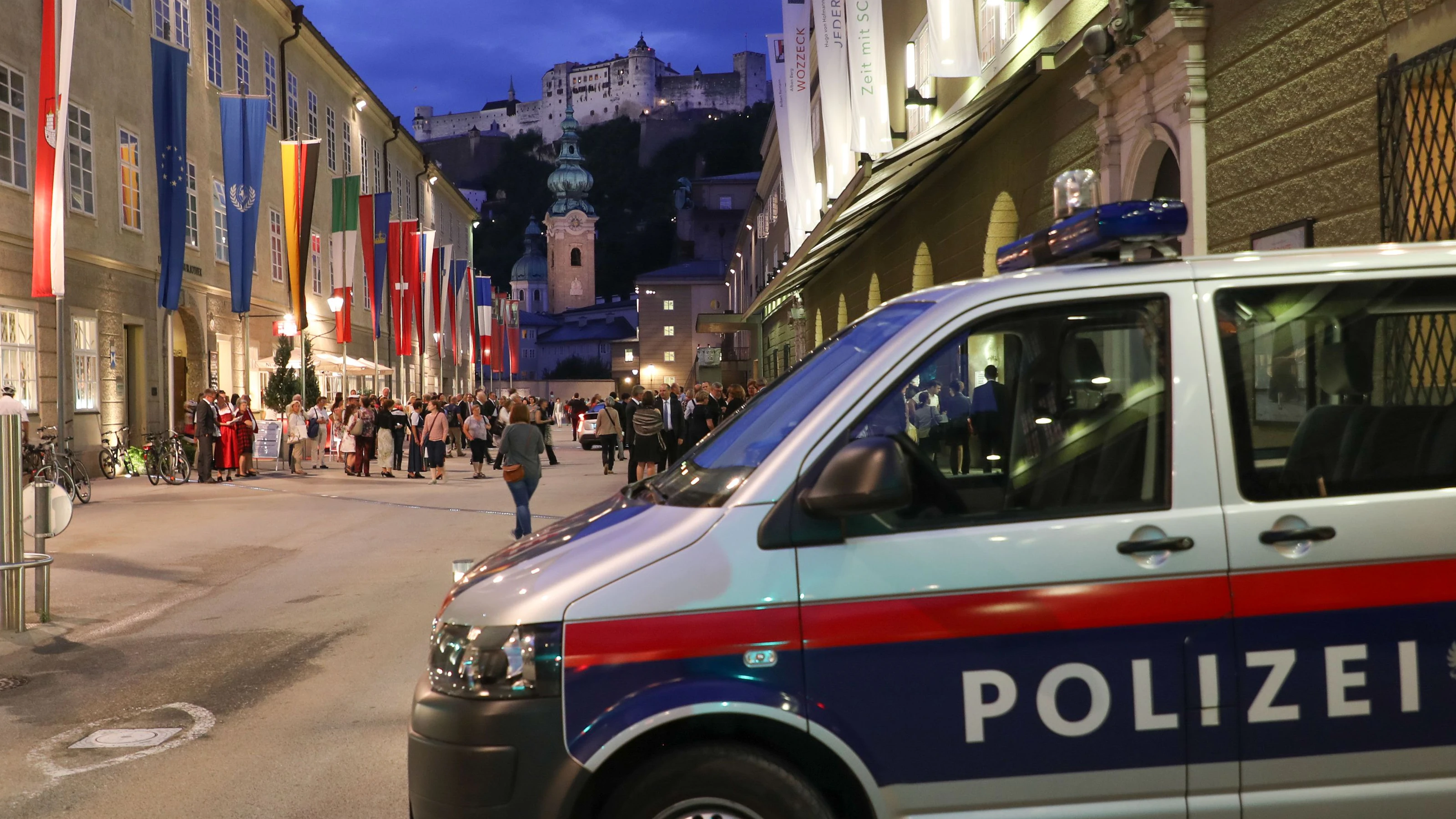 Salzburg, Polizeieinsatz