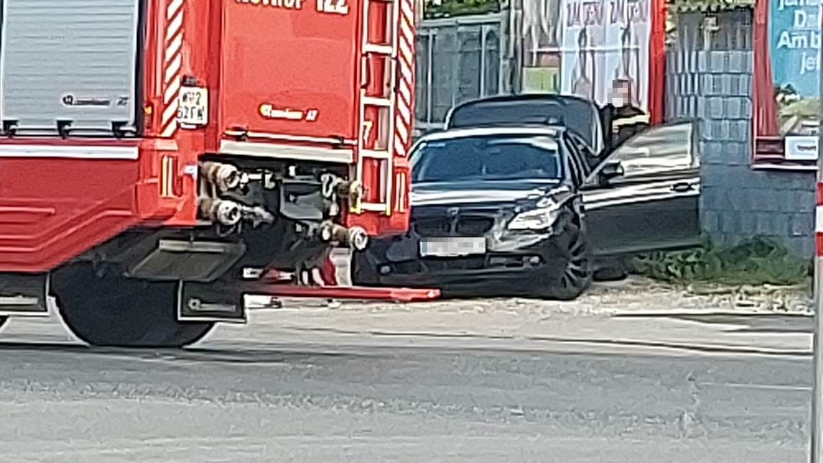 Die Feuerwehr und Polizei waren vor Ort.