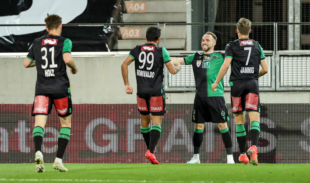 Wacker Innsbruck schlägt Austria Klagenfurt. 