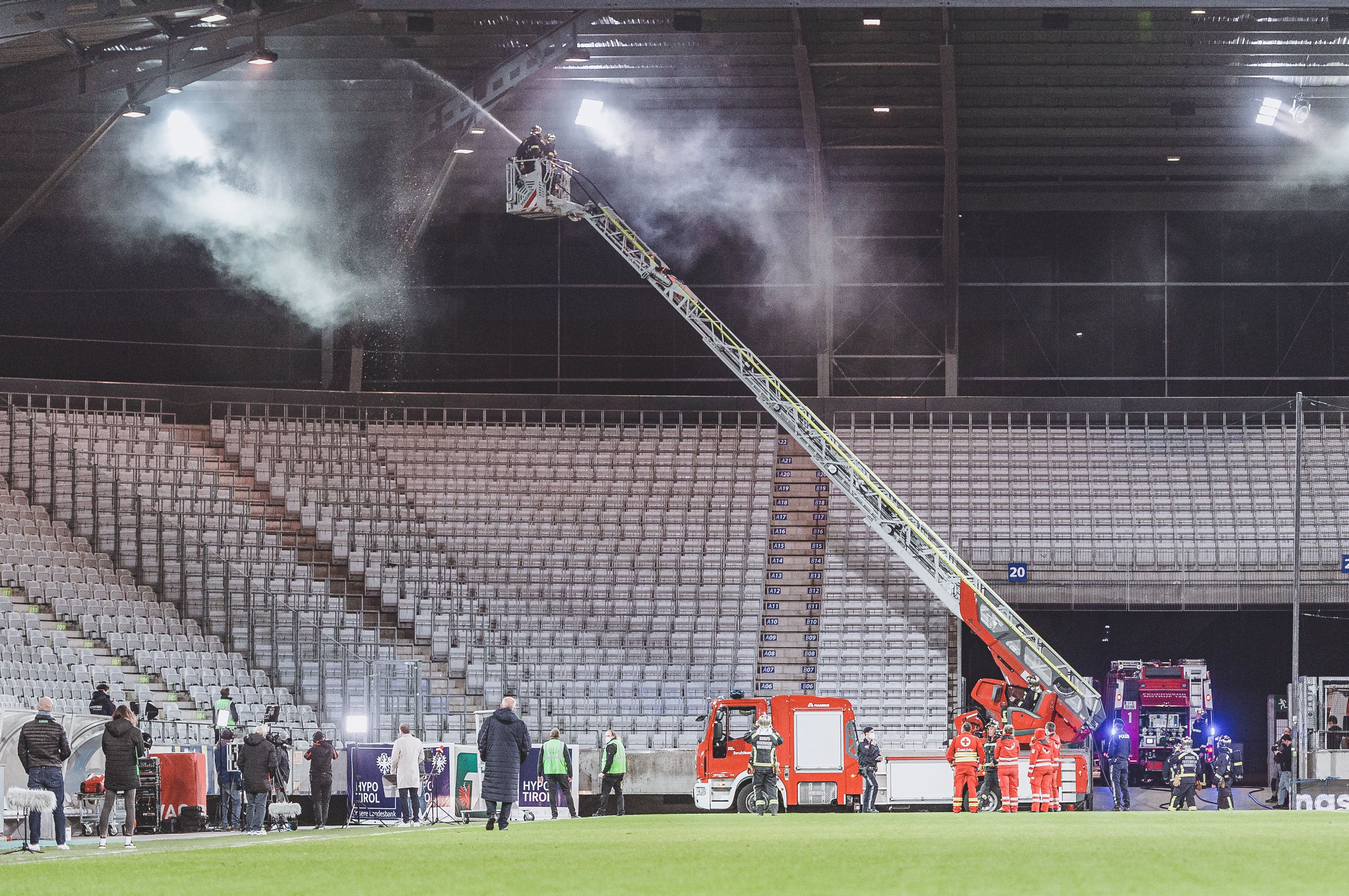 Feuerwehreinsatz im Tivoli