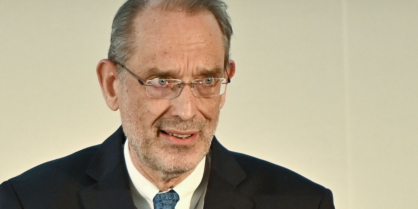 Bildungsminister Heinz Faßmann (ÖVP) bei einer Pressekonferenz am 25. März 2021.