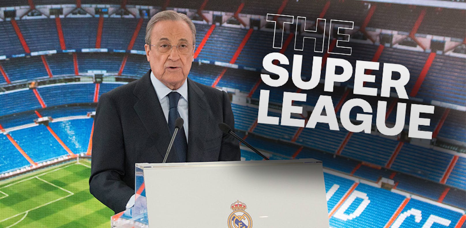 Real-Boss Florentino Perez ist die treibende Kraft hinter der Super League. 