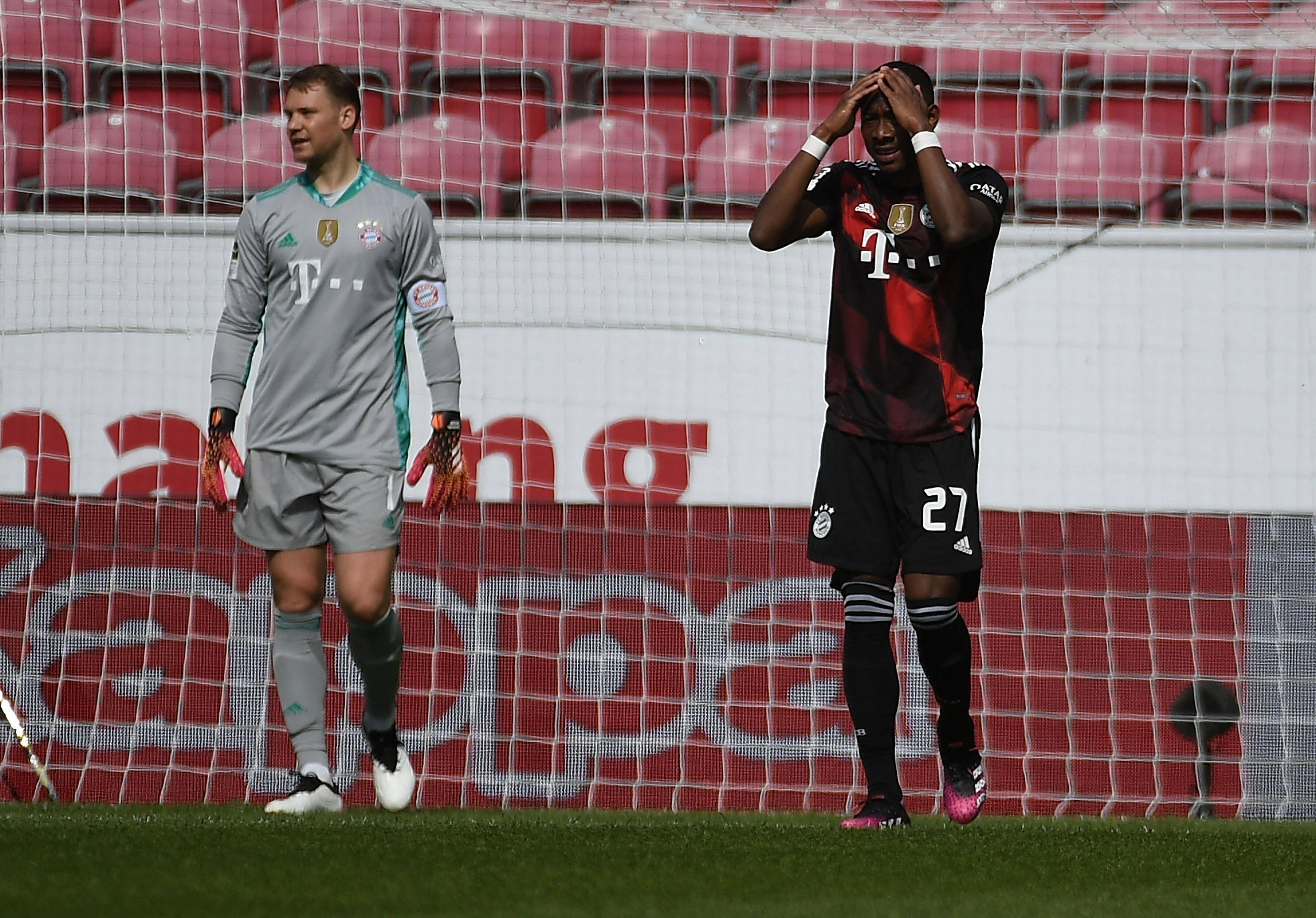 Die Bayern verlieren in Mainz. 