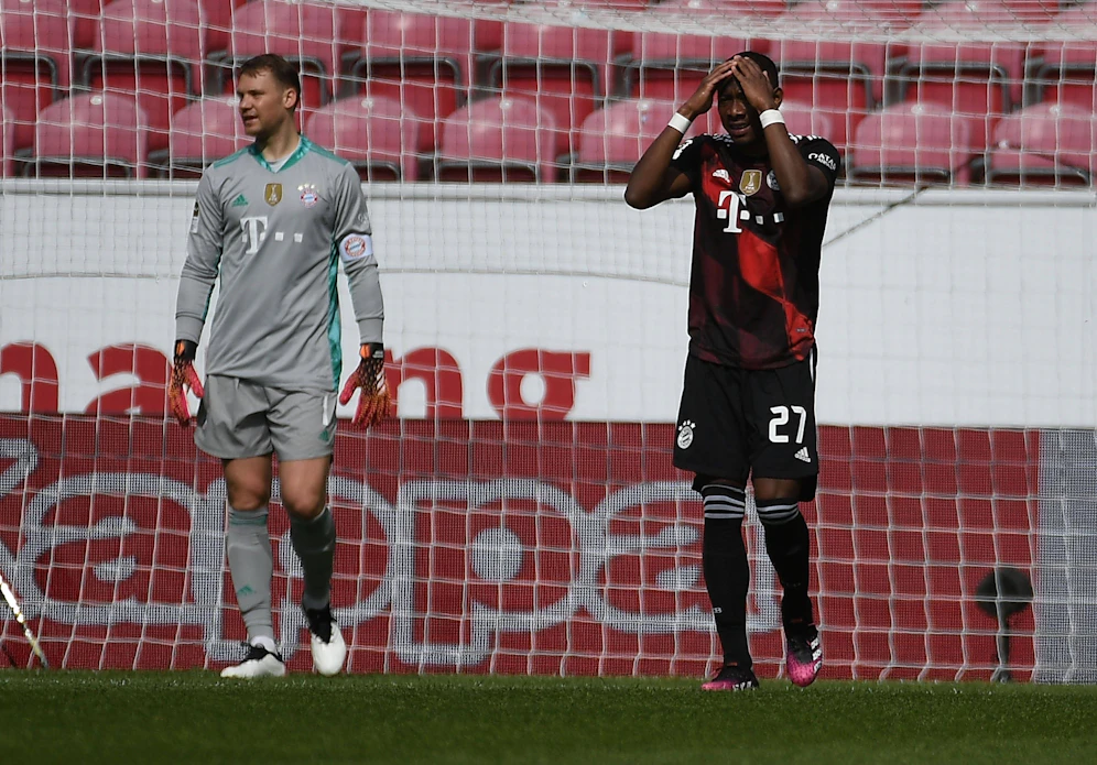 Die Bayern verlieren in Mainz. 