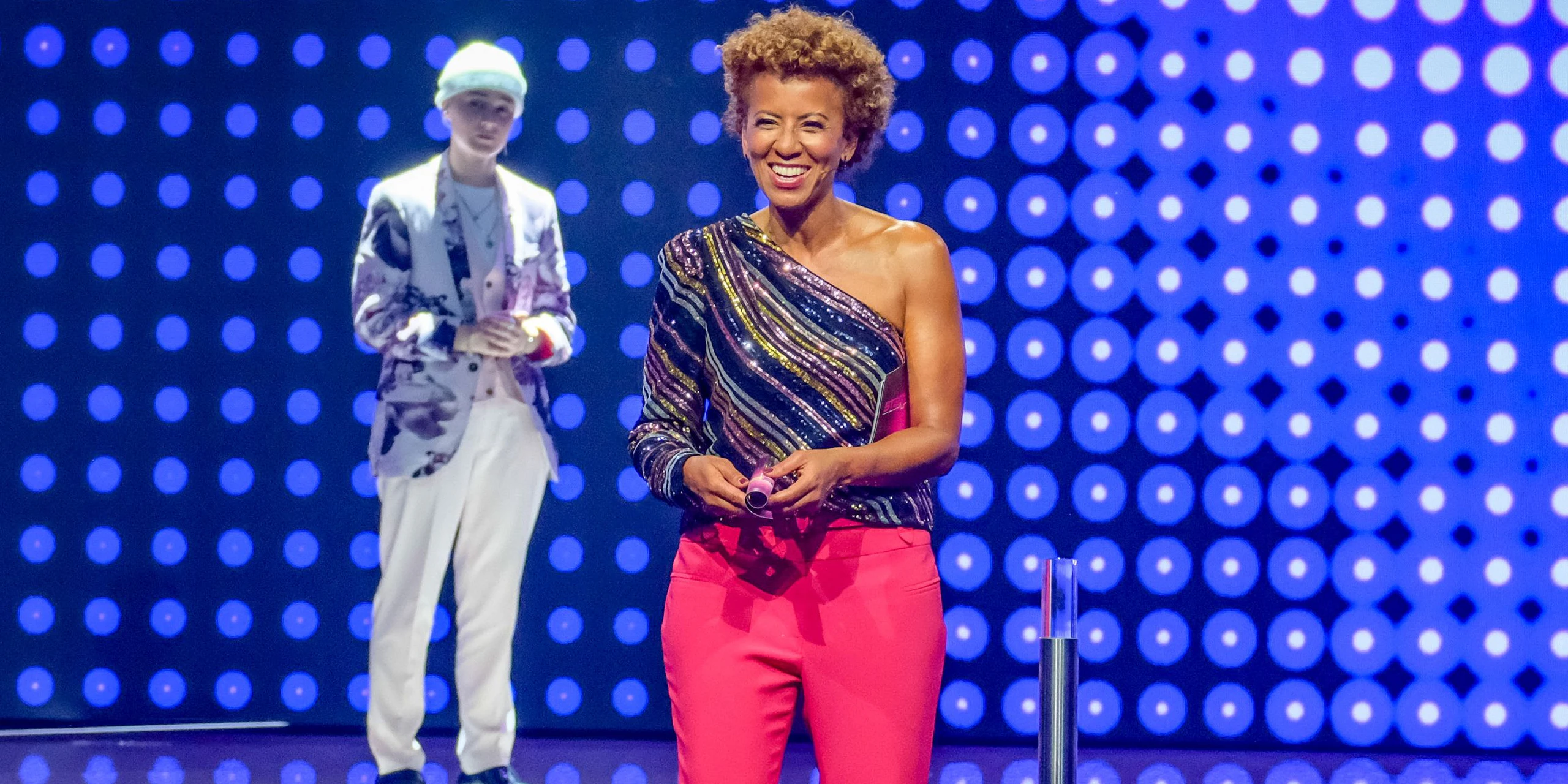 Arabella Kiesbauer bei der zweiten Finalshow von "Starmania21"