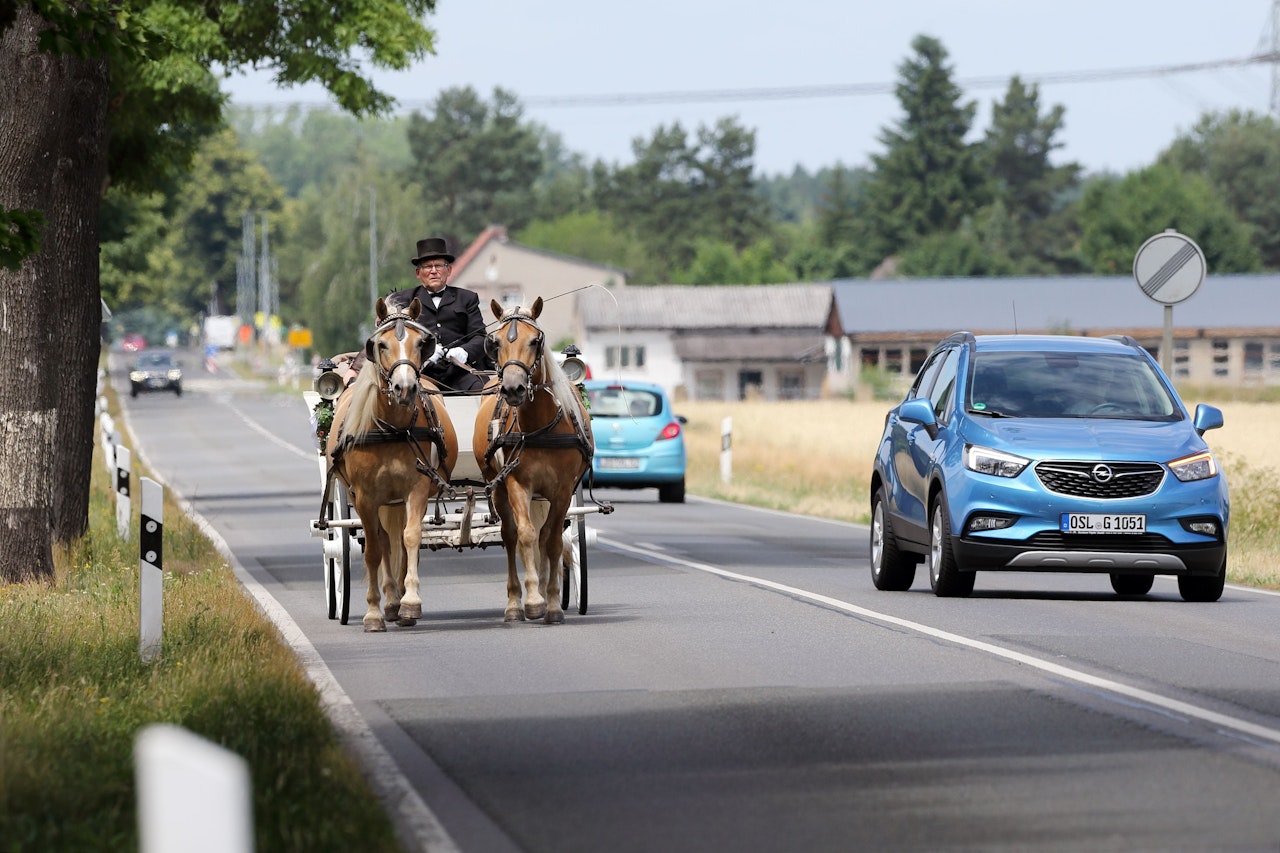 Heute.at - Außer Kontrolle – Frau springt mit Kind (9) von Kutsche