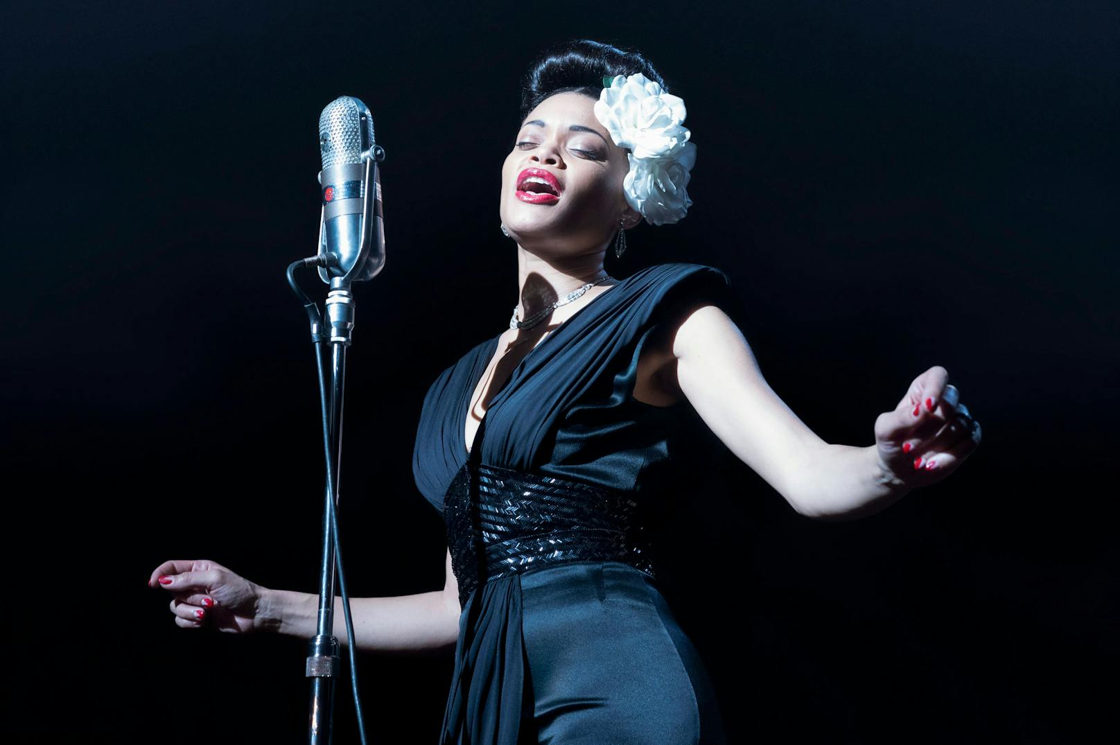 Andra Day in "The United States vs. Billie Holiday"