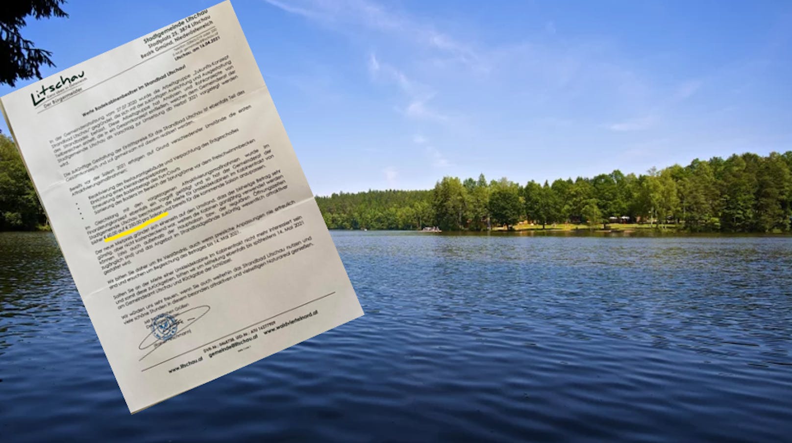 Empörung: Kabinen am Litschauer See werden 190 € teurer