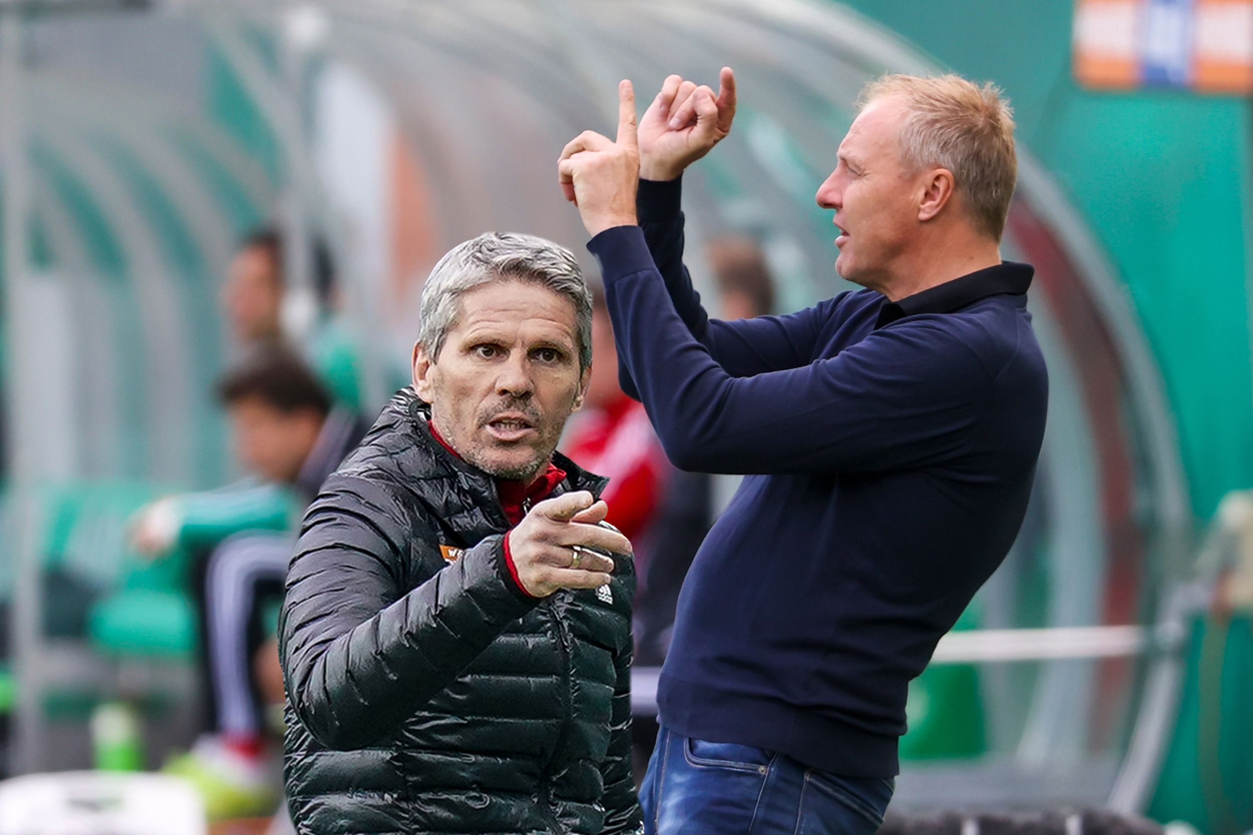 Didi Kühbauer (l.), Thomas Silberberger