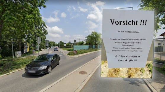 Floridsdorfer warnen Hundebesitzer vor Giftködern.