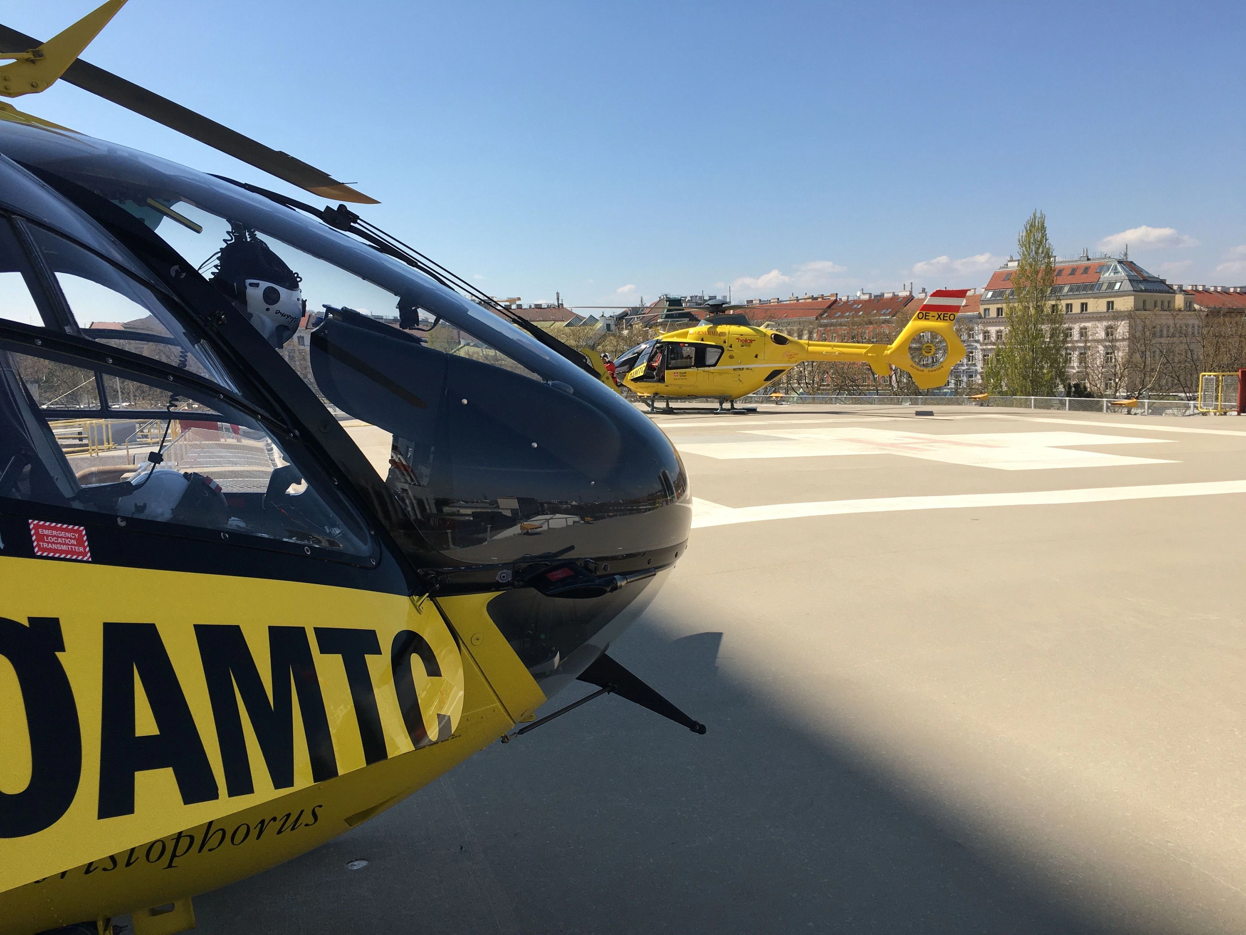 2 Arbeiter per Heli ins Spital