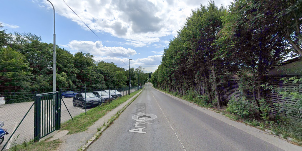 In diesem Bereich der Amundsenstraße dürfte die Frau verunfallt sein