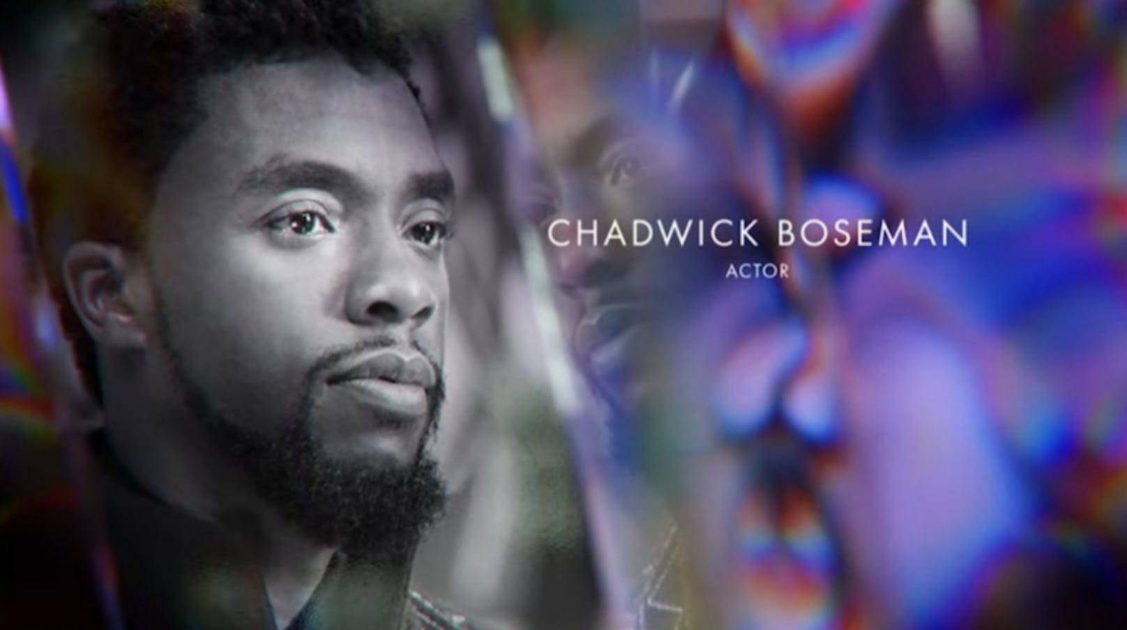 Chadwick Boseman war nur ganz kurz im "In Memoriam Clip" zu sehen.