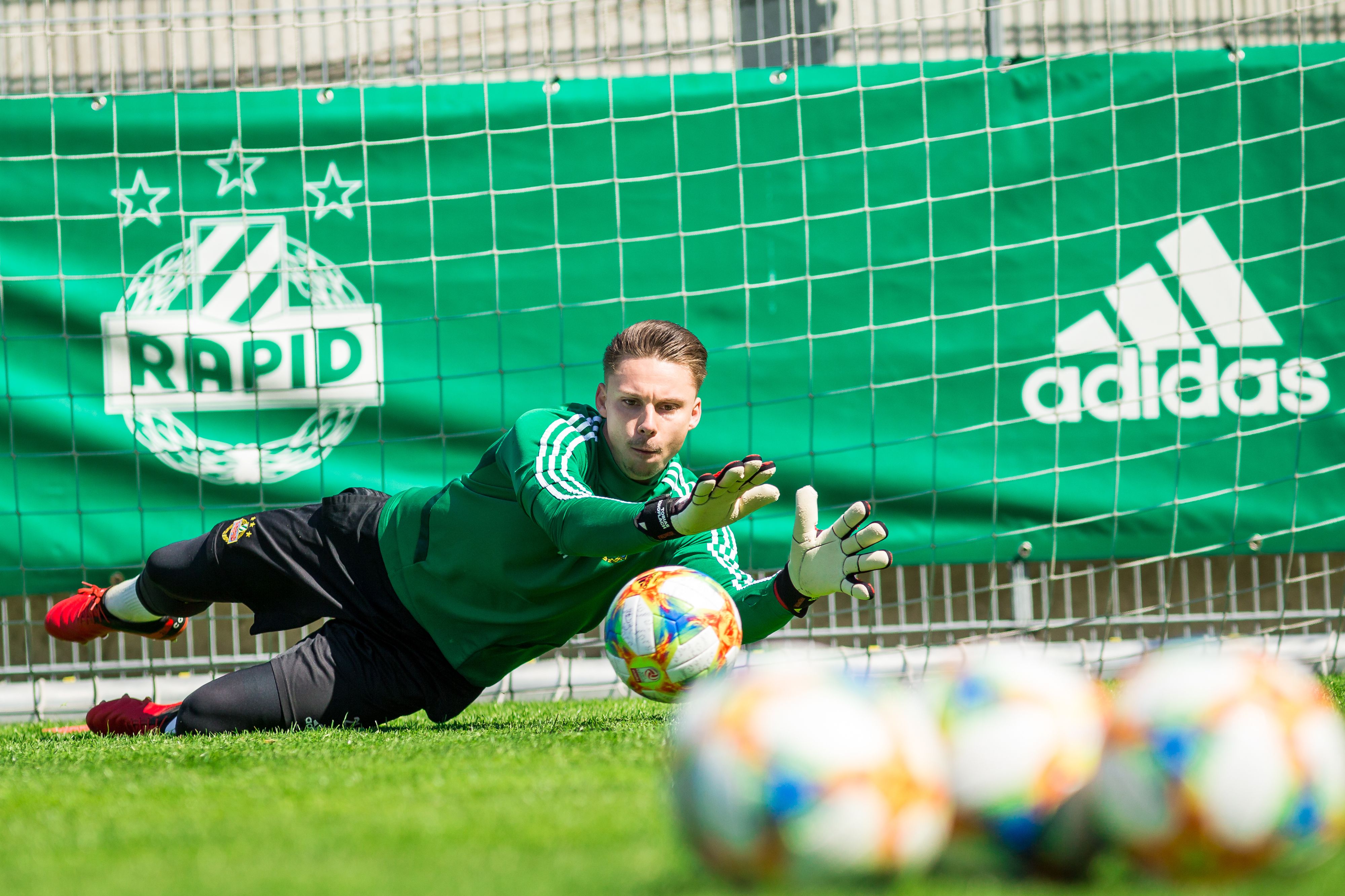 Es war einmal: Tobias Knoflach im Rapid-Training