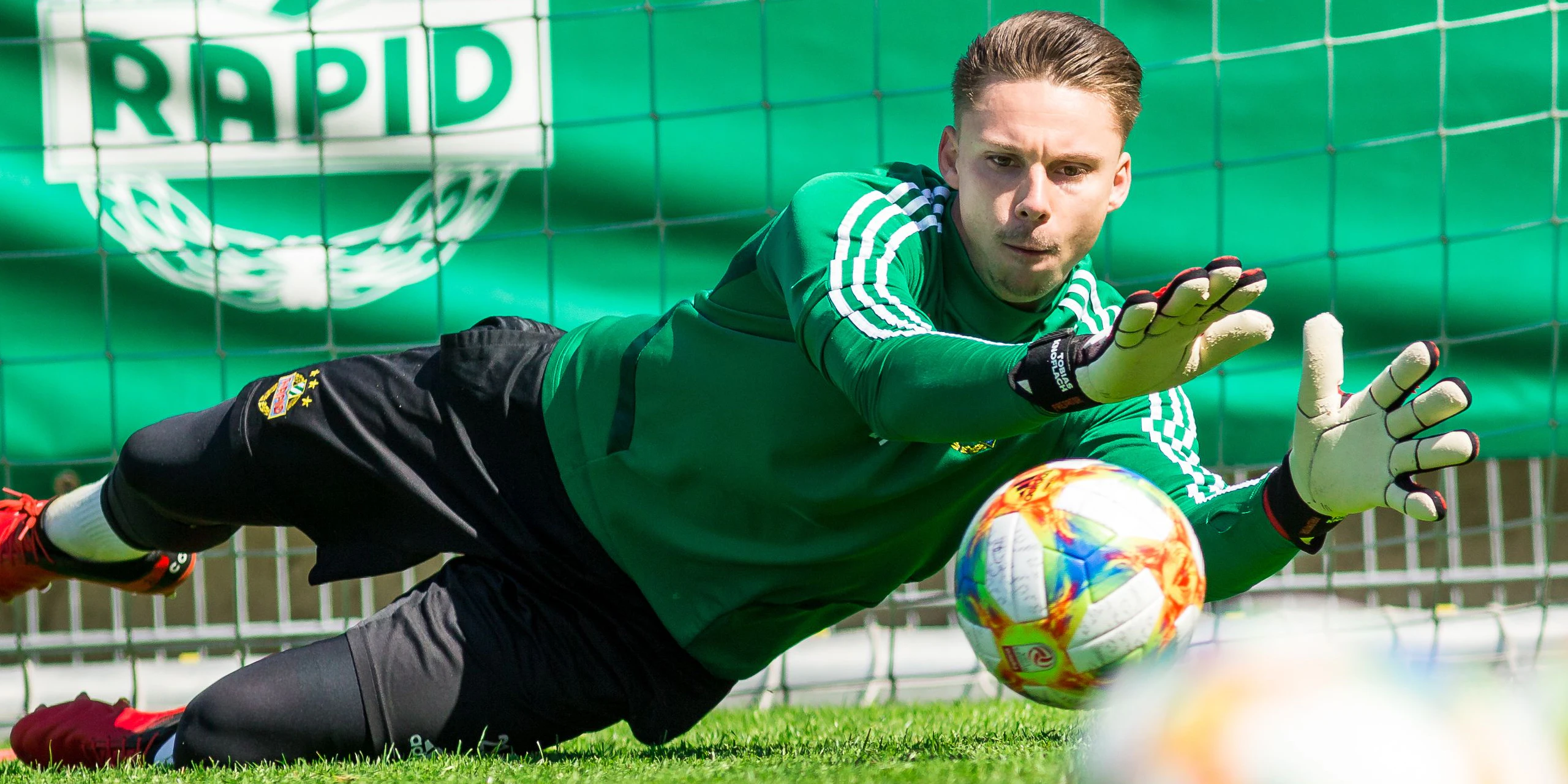 Es war einmal: Tobias Knoflach im Rapid-Training