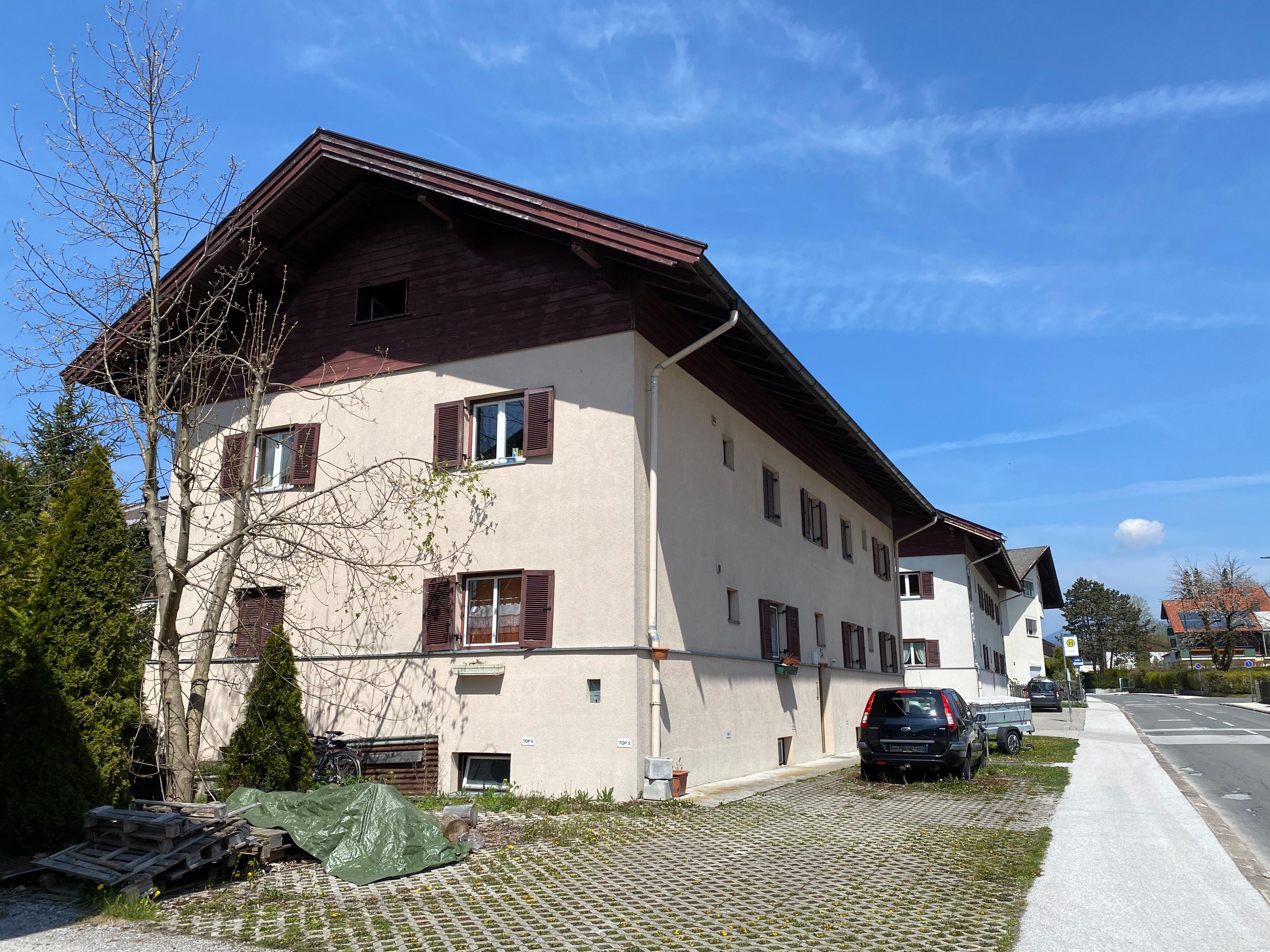 In diesem Haus wurde die Leiche gefunden.