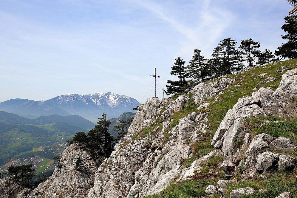 Die Hohe Wand in der Nähe von Höflein.